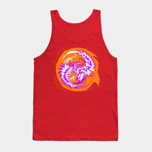 phoenix in pink flames ecopop pattern Tank Top